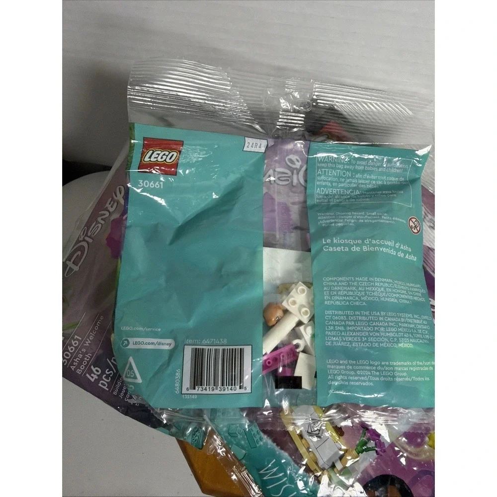 Lot of 6 LEGO‎ Disney Wish 30661 Asha's Welcome Booth Birthday Party Favors